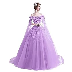 LEJY Women's Off Shoulder Quinceanera Dresses