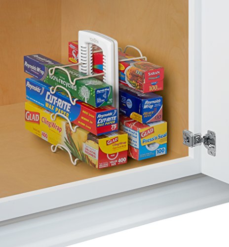 Youcopia storemore adjustable wrapstand organizer, white