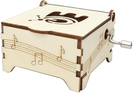 Amazon Co Jp オルゴールmusical Boxes Music Box キッズdiyオルゴール手作り材質パッケージ物理実験木製組立手回しオルゴール オルゴール ホーム キッチン