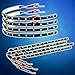 Zone Tech 30cm Flexible Waterproof Blue Light Strips 4-Pack LED Car Flexible Waterproof Blue Light Strips