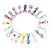 HipGirl Boutique Girls Bow Tie, Pinwheel Hair Bow Alligator Clips, Barrettes.