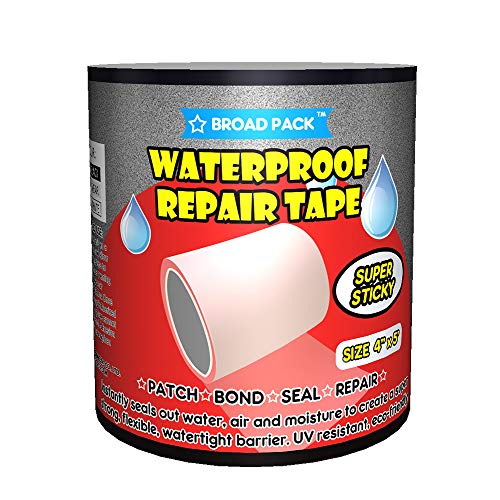 image for BROADPACK Clear Waterproof Adhesive Rescue Repair Tape,Strong Rubberiz
