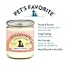 Pet's Favorite - Tested & Proven - Odor Eliminating Candle in 4 Great Fragrances, Pet-Friendly Scented Candle - 70-Hour Burn Time, Cotton Wick - French Vanilla