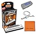 Hohner Special 20 Harmonica, 10 Holes Major C Bundle with Hard Case, Mini Harmonica Necklace and Juliet Music Polishing Cloth (C Bundle)