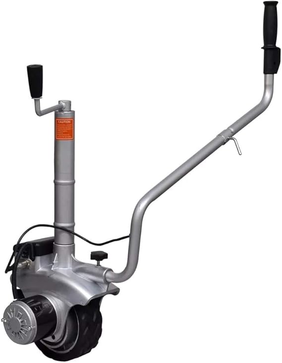 12V 350W Heavy Duty Utility Aluminium Motorised Jockey Wheel Trailer