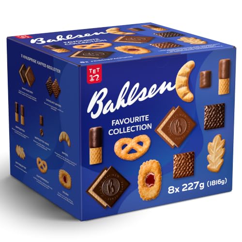 Bahlsen Hermann Bahlsen Collection - 1 Pack - Pastry and Waffle Mix with Whole Milk Chocolate and Noble Chocolate (8 x 227 g/1820 g)