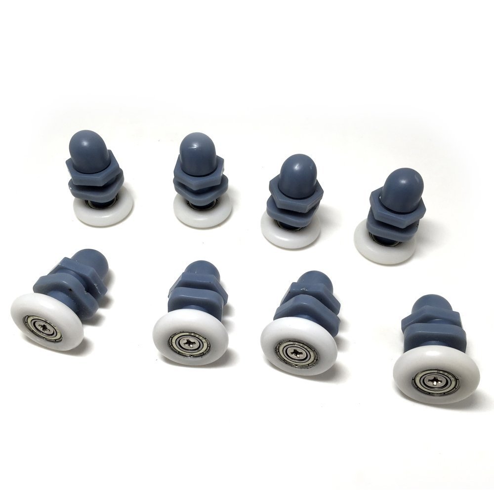 New Shower Door Rollers/Runners/Pulleys 20MM / Wheels Bathroom Replacement Part Set of 10pcs