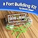 David & Bear Fort Building Kit for Indoor Outdoor Fun & Creative, Imaginative Play (for Window Glass)