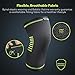 Upgraded Knee Brace 2 Pack Compression Sleeves Support for Women & Men, FDA Registered Wraps Pads for Running, Pain Relief, Injury Recovery, Basketball and More Sports