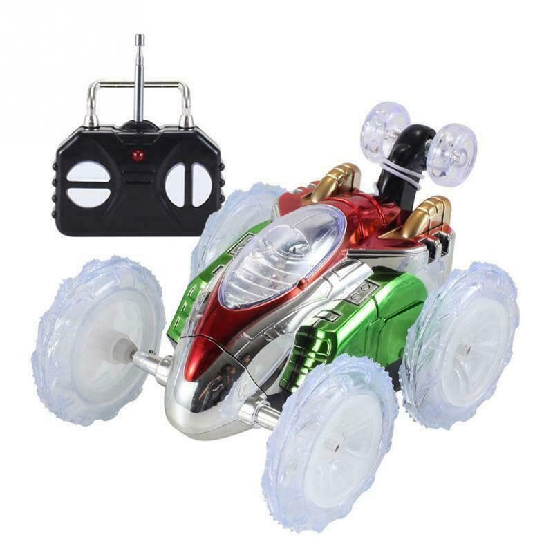TOYSREX Turbo 360 Twister RC Stunt Car Flashing Light Dasher Vehicle Toy Remote Control
