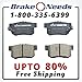 V-Trust Top Quality Ceramic Brake Pads-VTCRD537-[REAR Wheel]