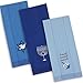 DII Hanukkah Kitchen Collection Festival of Lights Celebration Decor, Dish Towel Set, 18x28, Embroidered Dreidel, 3 Piece