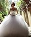 ScelleBridal Gorgeous 2016 Pearls Beading Long Sleeves Ball Wedding Dresses for Bride Ivory 16