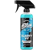 Ethos Clarity V2 – Ceramic Glass Cleaner & Windshield Water Repellent | Streak-Free Auto Glass Cleaner for Car Windows, Mirrors & Tinted Glass | Hydrophobic Protection