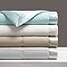 Madison Park Cambria Down Alternative Blanket, Premium 3M Scotchgard Moisture Wicking Treatment, Lightweight and Soft Bed Cover For Summer with Satin Trim, Oversized King Taupe