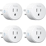 Govee Smart Plug, WiFi Plugs Work with Alexa & Google Assistant, Smart Outlet with Timer & Group Controller, WiFi Outlet for 