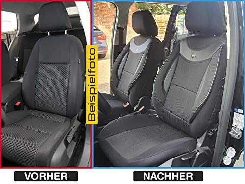 BREMER SITZBEZÜGE Autostoelhoezen compatibel met Nissan Qashqai 1 J10 bestuurder en passagiersset vanaf 2006-2013… - Afbeelding 3