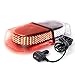 Xprite 240 LED White&Red Roof Top LED Emergency Strobe Lights Mini Bar for Cars Trucks Snow Plow Vehicles Warning Caution Lights w/Magnetic Base