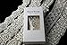 QueenDream Women's Elegant Ivory Ribbon Crystal Rhinestone Bridal Sash