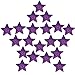 YPS Disposable Adhesive Pasties Sexy Nipple Cover Breast Petals Bra Multi Colors (10 Pairs Star Glitter-Purple)