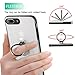 iPhone 8 Plus Case, Yiketec for iPhone 7 Plus Case with Ring Holder Kickstand, 360°Rotating Ring Grip Stand Compatible with Magnetic Car Mount Anti-Fingerprint Slim Cover for iPhone 7/8 Plus 5.5 inch