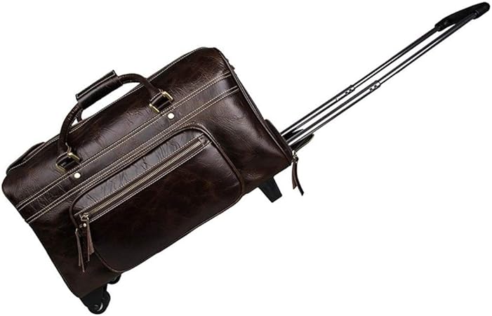 mens leather luggage sets
