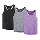 MMIW COLLECTION Workout Racerback Tank Tops for Women Sport Running Yoga Tops Sleeveless Shirts