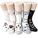 Cute Puppy Dogs Women's Socks 5pairs(5color)=1pack Made in Korea