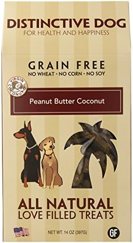 Distinctive Dog Peanut Butter Macaroon Dog Treats, 14-Ounce