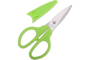 YOUGUOM 6in Multipurpose Scissors, Stainless Steel Sharp Basic Shears for School Office Home Kitchen Household Craft Supplies