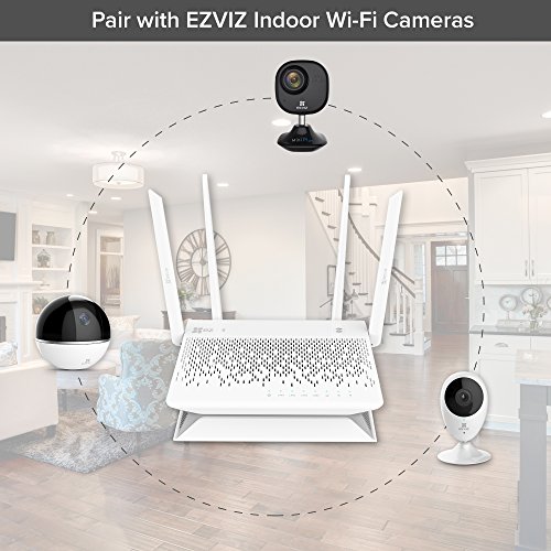 EZVIZ Vault Plus 8 Channel WiFi Network Video Recorder, 24/7 Recording on 1TB Hard Drive