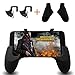 Mobile Game Controller, Smiler+ Sensitive Shoot and Aim Keys L1R1 and Gamepad for PUBG/Fortnite/Rules of Survival, Mobile Gaming Joysticks for Android IOS(1 Pair+1 Gamepad)