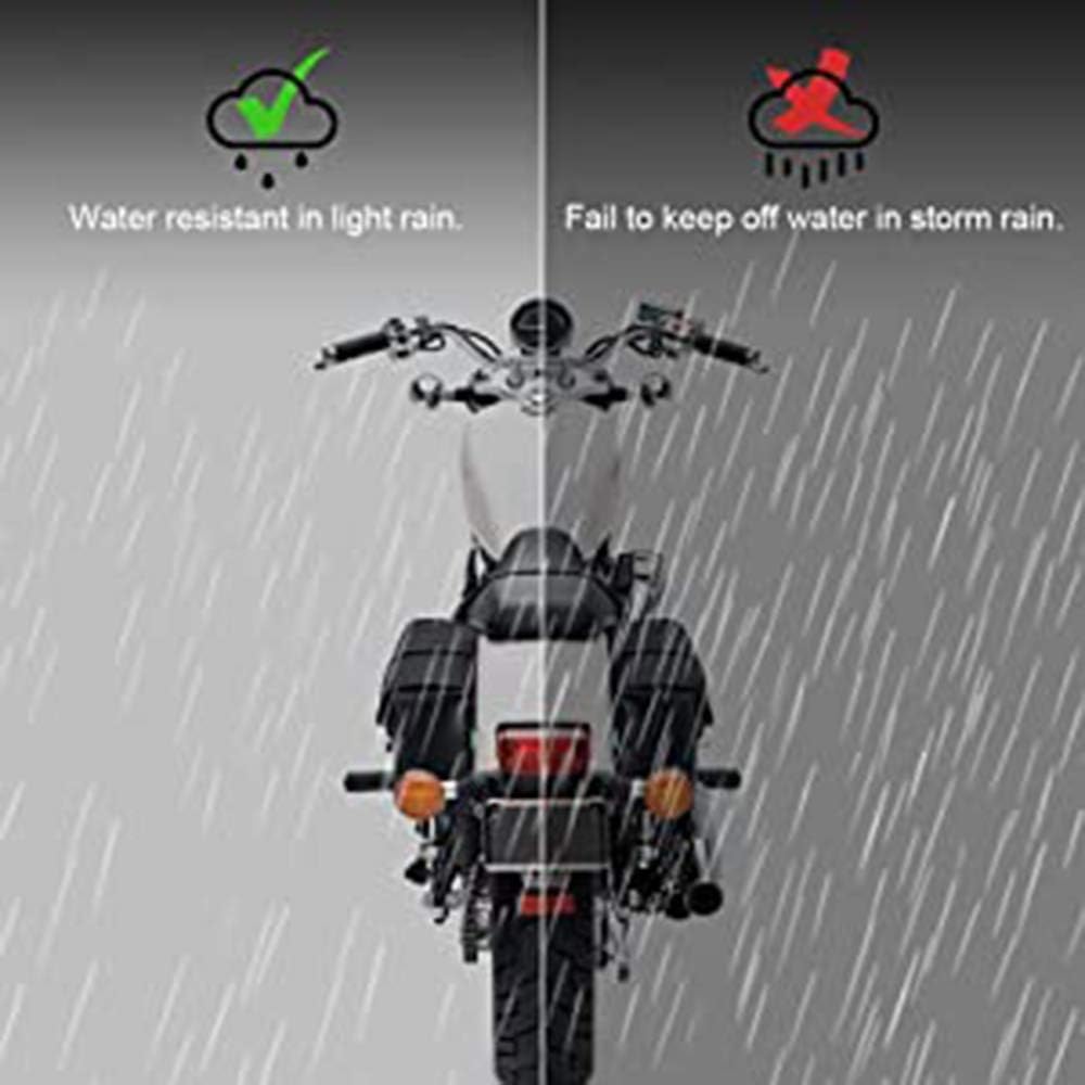Saddlebags For Motorcycle Universal Leather PU Waterproof Saddlebags Softailfor Scooter Honda Suzuki Yamaha HD Street Sportster: Automotive