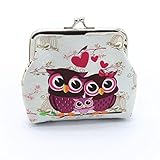 Coin Purse Misaky Womens Owl Wallet Card Holder Clutch Handbag