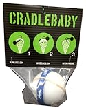CradleBaby Rubber Lacrosse Ball for Training Indoor, Outdoor, Shooting, Catching (Royal Blue/White)