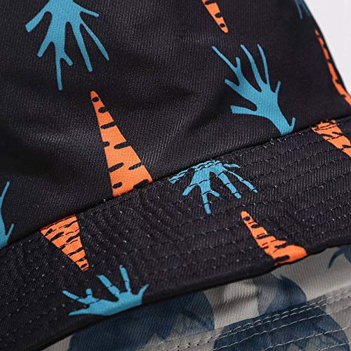 AGAGRG Meer Kreaturen Muster Unisex Faltbare Reversible Angelmütze atmungsaktiv Sunhat Bob Basin Caps weich 100… – Bild 4