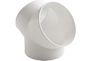 Y Shape Ducting Splitter Connector for Extractor Fans and Range Hoods, PVC Air Duct Splitter for 100mm 150mm 200mm Solid or F