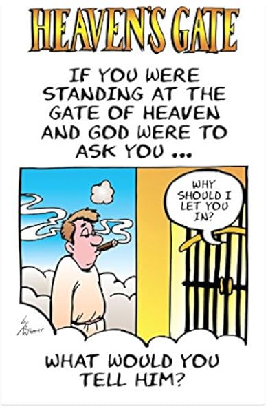 Amazon Com Heaven S Gate Cartoon Gospel Tract Packet Of 100 Kjv Everything Else