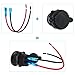 WINOMO Dual USB 4.2A 5V Socket Charger 12/24V Waterproof Power Outlet for Auto Car Motorcycle (Blue Light)