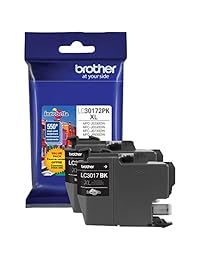 Brother lc30172pk Black Ink High Yield   2 paquetes (2 x 550 de papel)