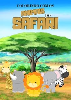 Livro Livro para Colorir - Animais do Safari