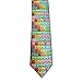 CP Lab Safety Periodic Table of Elements Chemistry Necktie, Rainbow Microfiber