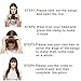 Diforbeauty Short Flat Two Side Hair Clips in Hair Bangs Fringe Hair Extensions Piece (1B# Off Black)