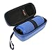 Khanka Hard Case Portable Bag for JBL Flip 3 & Flip 4 Waterproof Portable Bluetooth Speaker - Blue