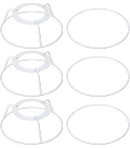 Sourcing Map Lamp Shade Ring, 100mm Dia. Lampshade Holder Frame