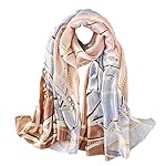 100% Silk Scarf - Women's Fashion Large Sunscreen Shawls Wraps - Lightweight Floral Pattern Satin for Headscarf&Neck 100% Silk Scarf - Women's Fashion Large Sunscreen Shawls Wraps - Lightweight Floral Pattern Satin for Headscarf&Neck