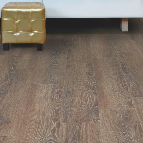 Woodclick Luxury Click Vinyl Flooring Dark Oak Wood Effect LVT Planks - Roseberry (Samples)