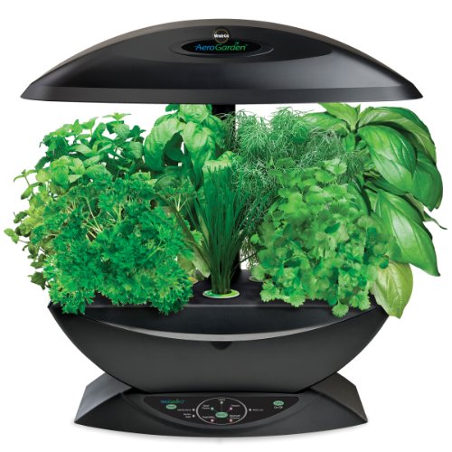 Jastip - Jual Beli Miracle-gro Aerogarden 7-pod Indoor Garden With Gourmet Herb Seed Kit Black