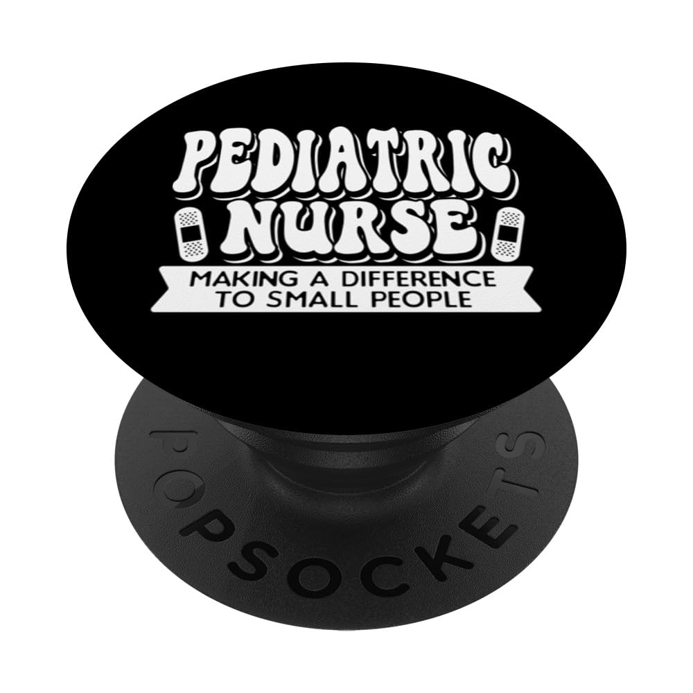 Pediatric Registered Nurse Nursing Peds Nurse Practitioner PopSockets Swappable PopGrip