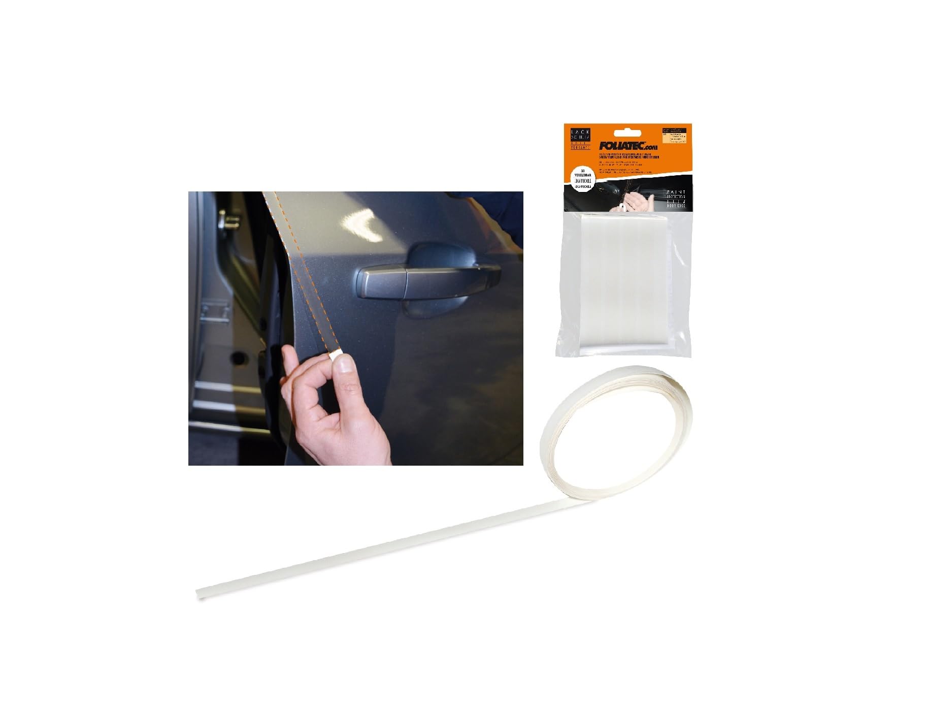 Foliatec 34121 Painting Lamina Door Edge Protector Transparent 4 Room